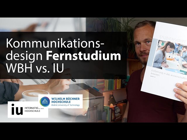 Kommunikationsdesign im Fernstudium: WBH  vs. IU Internationale Hochschule – berufsbegleitend
