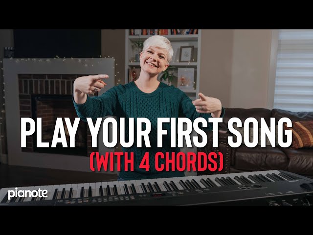 Play Your First Song On Piano (With Only 4 Chords)