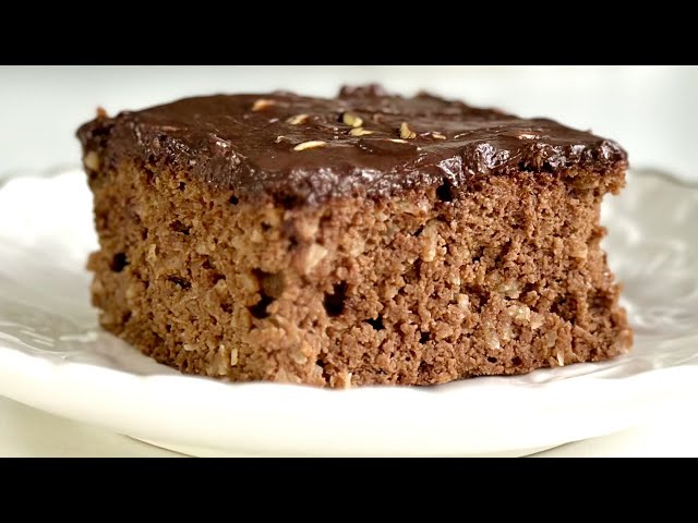Chocolate yogurt cake! Diet recipe without flour! Light and fluffy cake