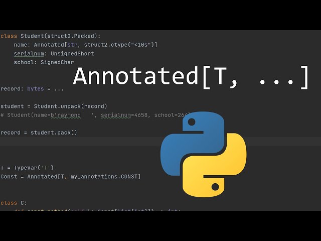 Metadata in type annotations using Annotated - New in Python 3.9