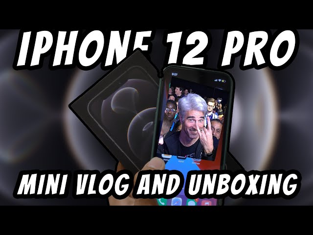 iPhone 12 Pro Graphite, mini Vlog and Unboxing
