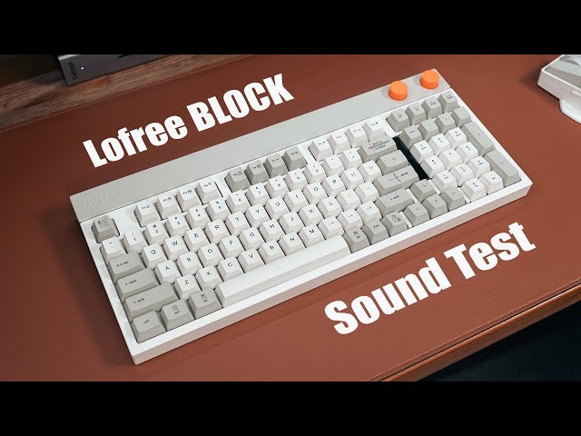 Lofree BLOCK Sound Test - TTC Full POM Switch