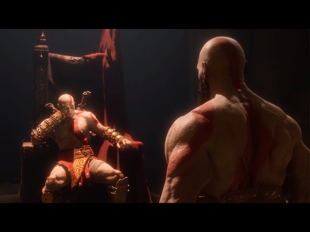 Valhalla Ending: Old Kratos meets Young Kratos