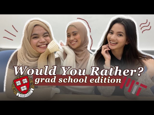 Would You Rather: Campus Edition ft. Harvard & MIT Students 🇮🇩📚