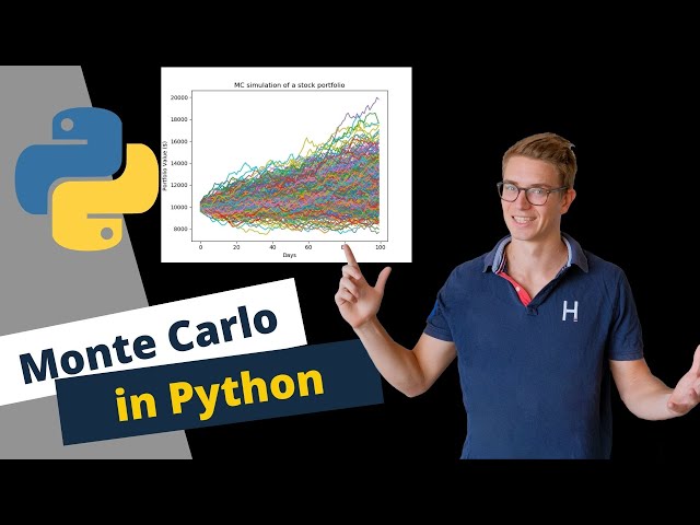 Monte Carlo Simulation of a Stock Portfolio with Python