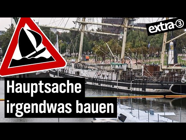 Realer Irrsinn: Sinnloser Schiffsbau in Bremerhaven | extra 3 | NDR