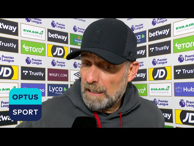 'I'm not in the mood to talk about it' | Klopp not happy after Liverpool draw with West Ham