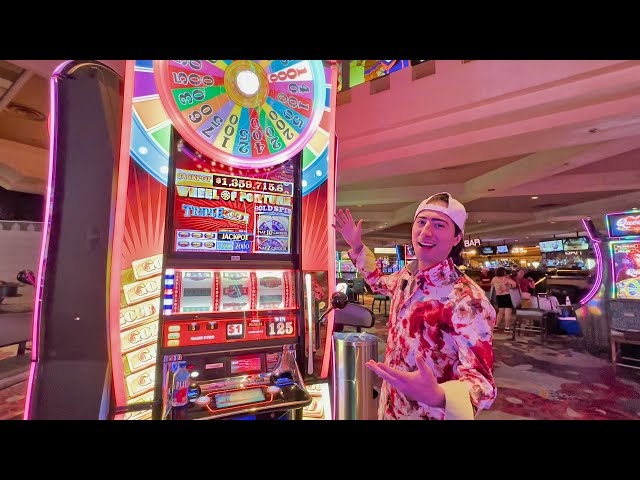 I Played A Wheel Of Fortune Slot At Excalibur Las Vegas!