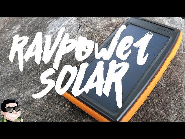 RAVPower Pocket Sized Survival Solar Charger!!