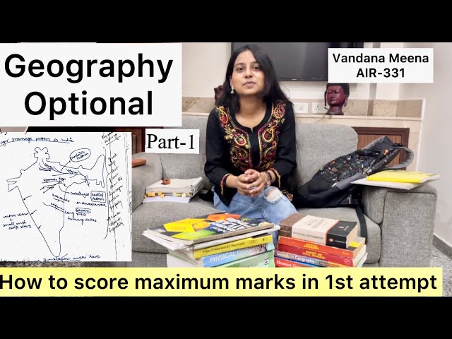 Best books for Geography Optional(Mains 2022) - Part1 (Physical Geography) || IAS VANDANA MEENA ||