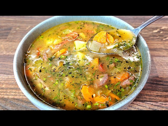 Delicious simple soup! Delicious soup based on my neighbor's recipe! easy recipe!
