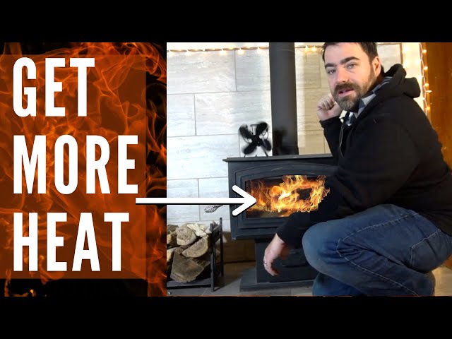 6 Tips To Get MORE HEAT From Your WoodStove /Fireplace THIS Burning Season