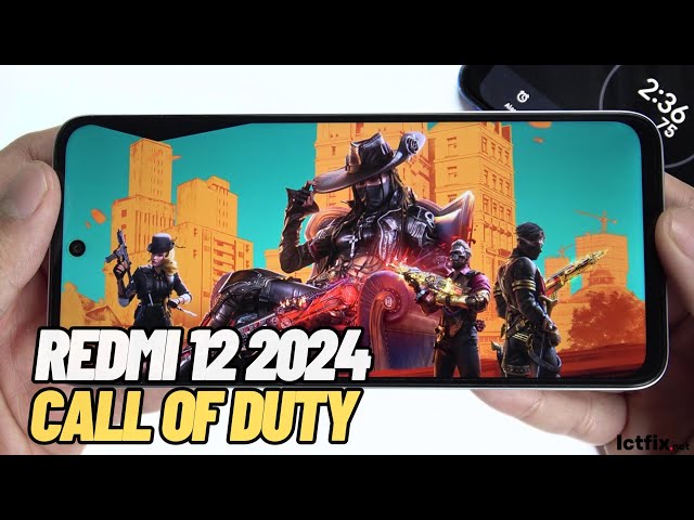 Redmi 12 Call of Duty Mobile Gaming test CODM Update 2024 | Helio G88, 90Hz Display