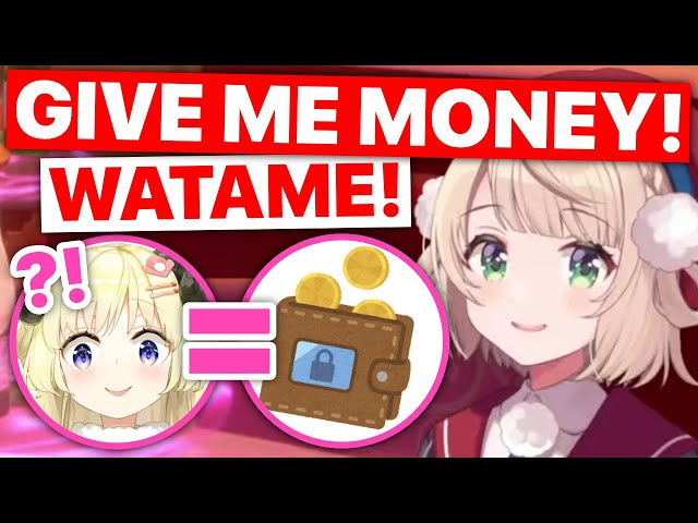 Ui-mama Views Watame As A Wallet (Shigure Ui) [Eng Subs]