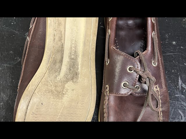 Resoling Northsails Moccasin