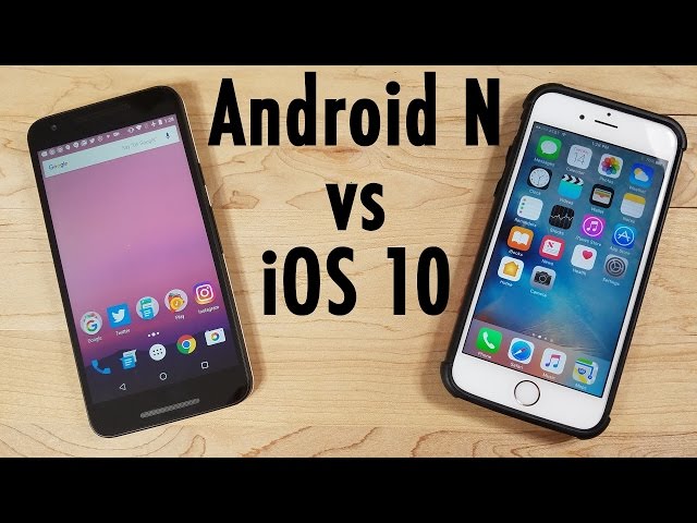 iOS 10 vs Android N Developer Previews! BETA Battle! | Pocketnow