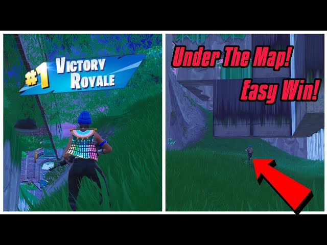 Win Any Game Easily With This Under The Map Glitch In Fortnite (New) Fortnite Glitches Ps4/Xbox/PC