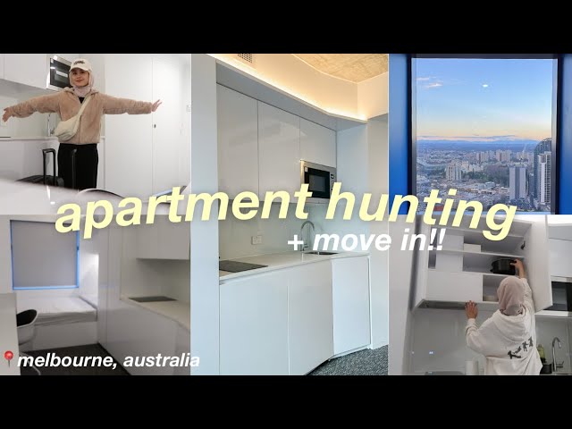 APARTMENT HUNTING, MOVE IN & TOUR!! moving series eps 4 ˚ ༘♡ ⋆｡˚