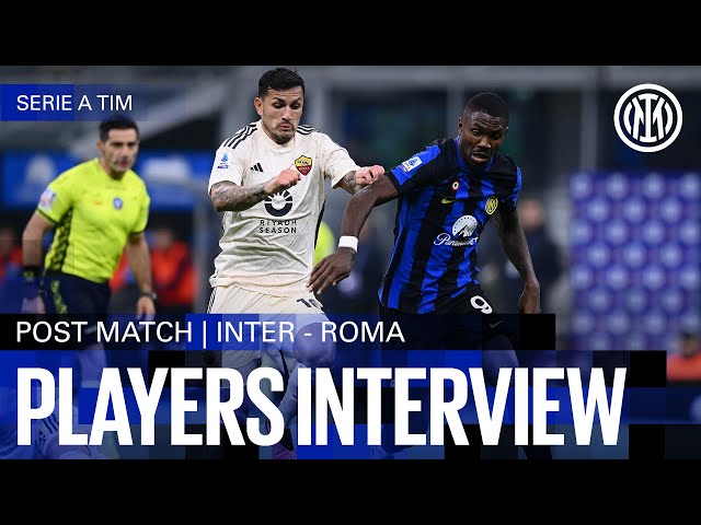 THURAM AND ASLLANI | INTER 1-0 ROMA PLAYERS INTERVIEW 🎙️⚫🔵