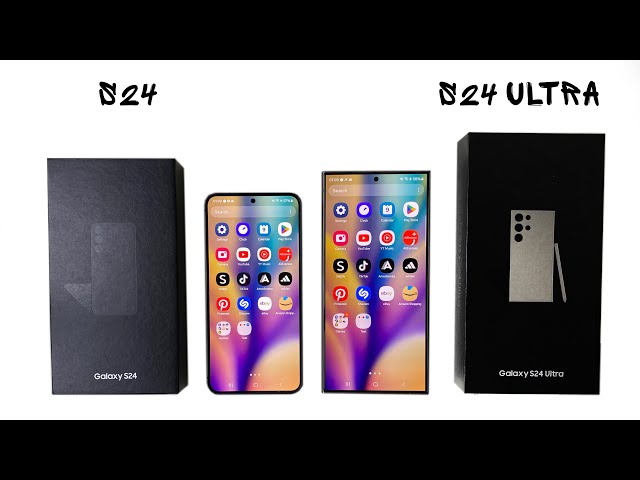 SAMSUNG Galaxy S24 ULTRA vs Samsung Galaxy S24 SPEED TEST