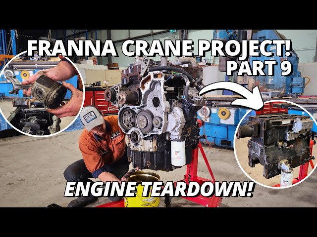 Teardown & Inspecting The Engine! | Franna Crane Project | Part 9