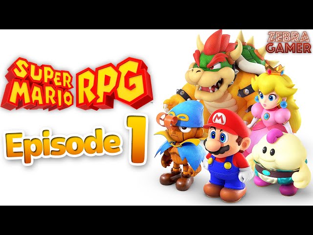 Super Mario RPG Gameplay Walkthrough Part 1 - Princess Peach Captured! Mushroom Kingdom!