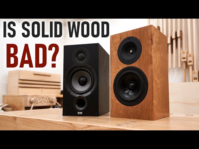 Is Solid Wood Good for Speaker Building? Head to Head Testing - DIY vs Elac