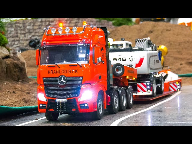Great RC Trucks RC Machines RC Car RC Tractors RC Dozer RC Excavators RC Wheel Loader in Action!!
