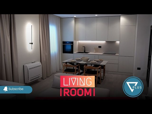 Arredim/ Një apartament luksoz monokrom / "Shtëpitë moderne të Shqipërisë" - Living Room