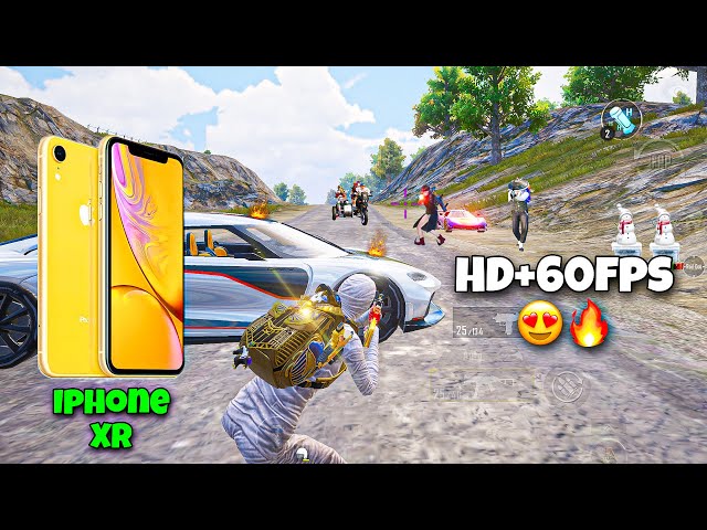 Wow🔥Iphone Xr is so smooth on HD+60fps like 14 pro max