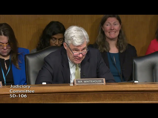Sen. Whitehouse Forcefully Defends DACA in a Judiciary Committee Hearing