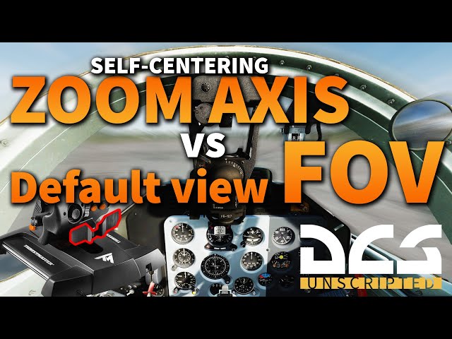 DCS 2.8 | Self-centering zoom axis vs Default view FOV
