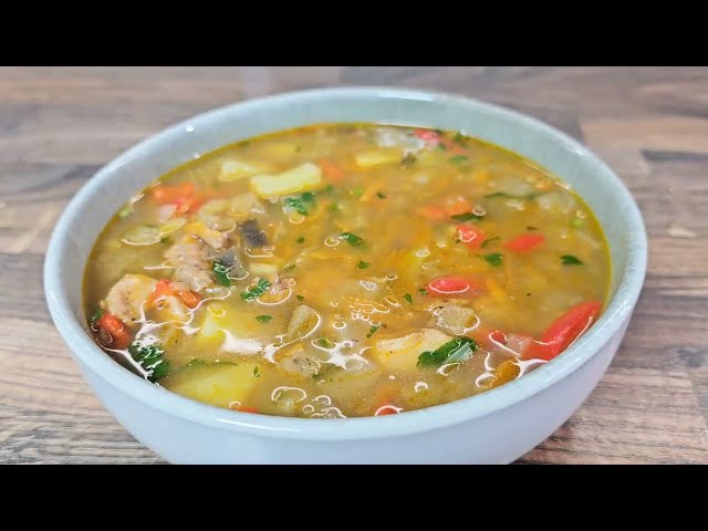 Delicious dish! Grandma's favorite recipe for vegetable stew with chicken! Cheap recipe!