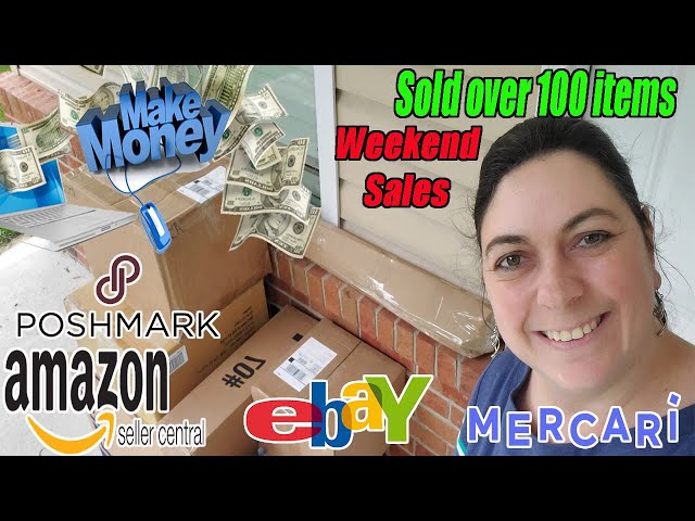Weekend Sales - I sold over 100 items - What did I make? I show you each item I sold - Reselling