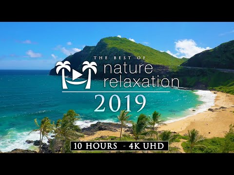 10 HOUR 4K DRONE FILM: Best of Nature Relaxation™ 2019 + Calming Music (Ambient AppleTV Style)