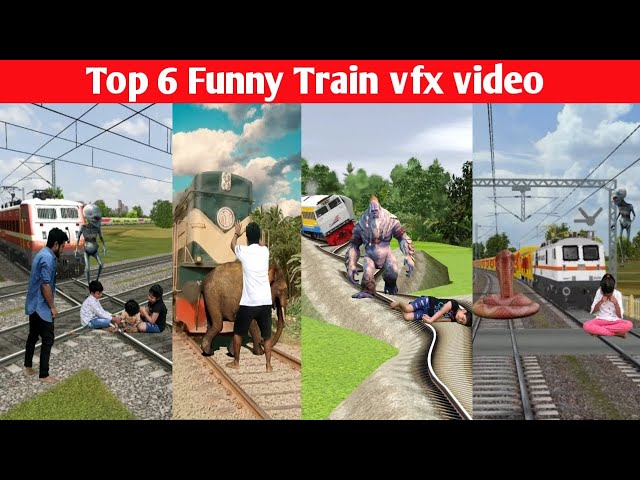 Top 6 Funny Train vfx magic video compilation Part 2 | Viral magic video | By Ayan mechanic
