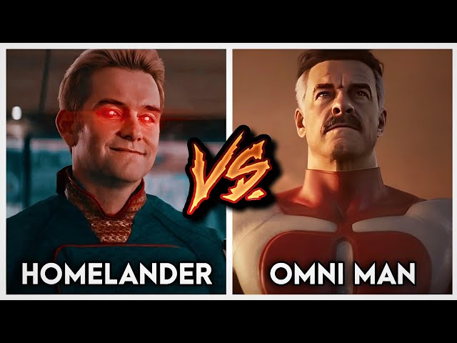 Omni-Man Vs Homelander || Super Showdown In Hindi || BlueIceBear