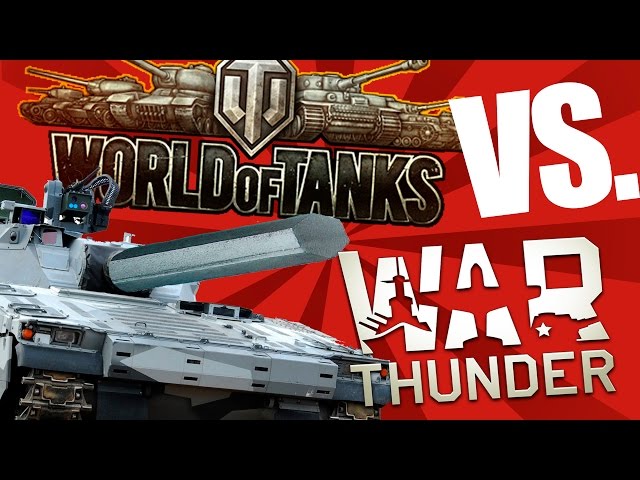 Танки в War Thunder против World of Tanks