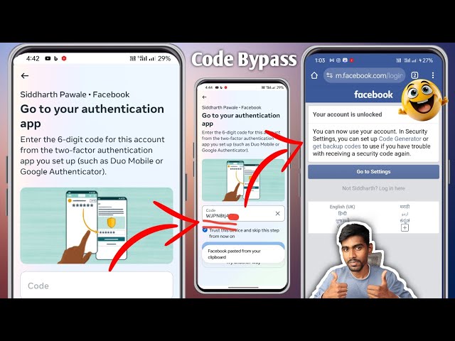 Facebook Two factor authentication problem solved 2024 |Code not received problem authentication app