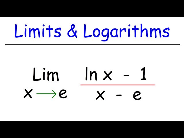 Limits of Logarithmic Functions | Calculus