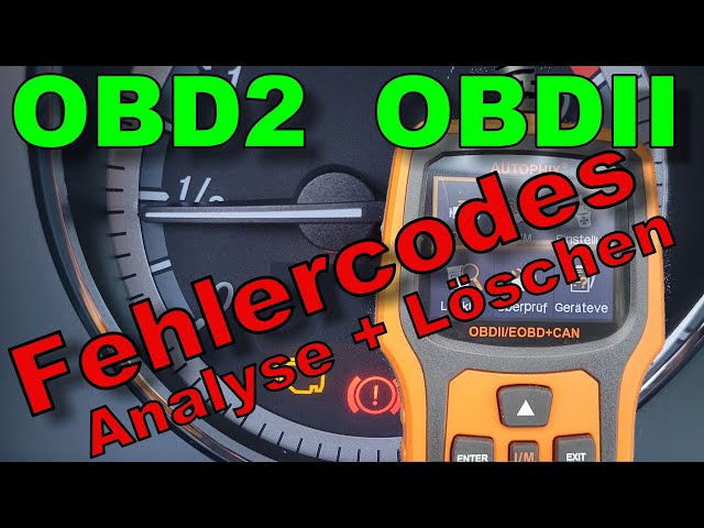 Fahrzeug Fehlercodes OBD2 lesen, auswerten und löschen - am Beispiel C Klasse 204