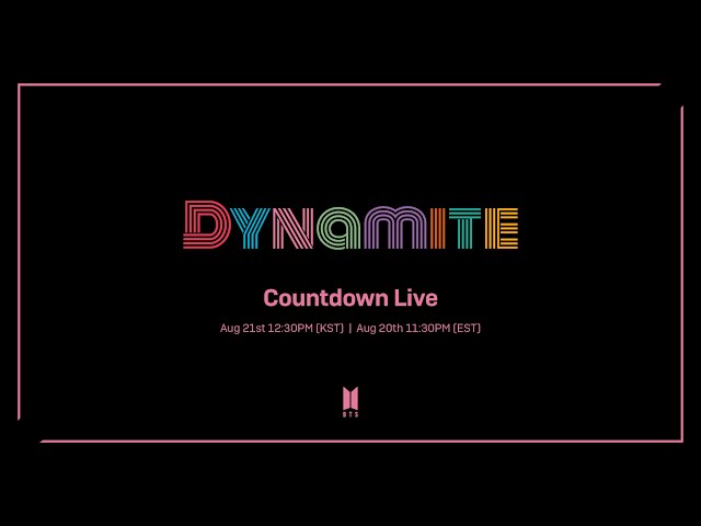 BTS (방탄소년단) 'Dynamite' Countdown Live (+ENG)