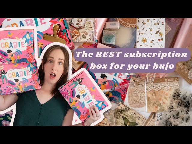 Grabie Monthly Scrapbooking Club Subscription Box Review