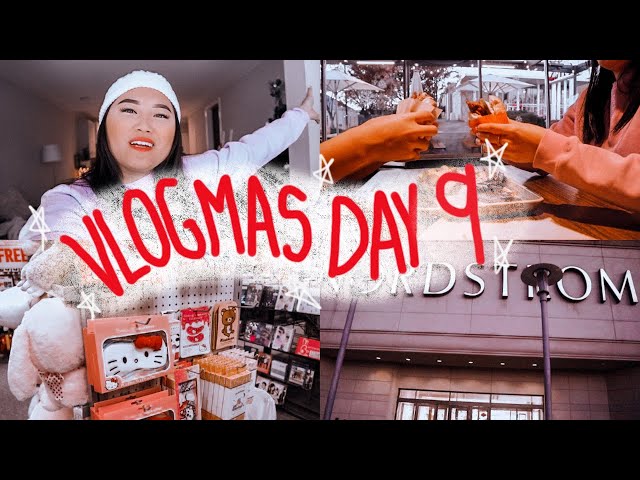 VLOGMAS DAY 9: shopping for christmas gifts for my family!! + Shake Shack!