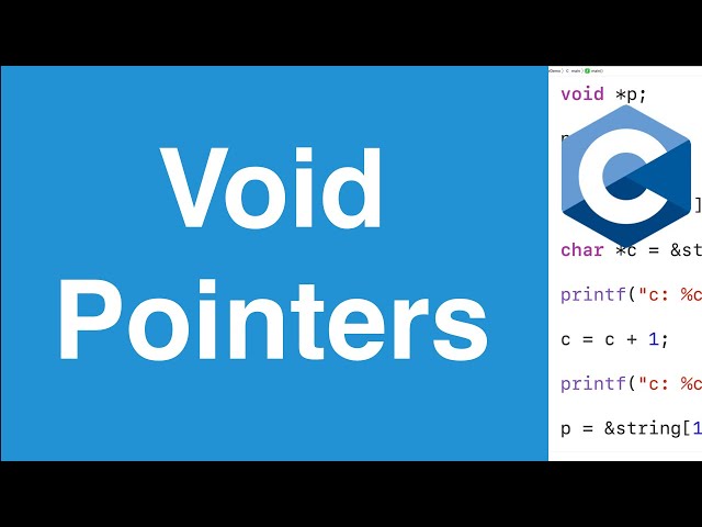 Void Pointers | C Programming Tutorial