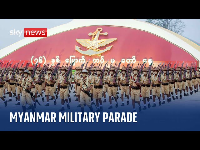Myanmar holds military parade to mark 79th Armed Forces Day in Naypyitaw