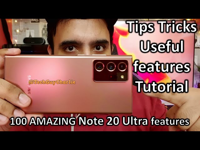 100 AMAZING Note 20 Ultra features tips tricks useful features tutorial