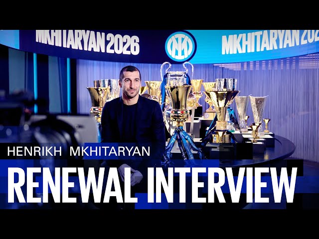 HENRIKH MKHITARYAN | RENEWAL INTERVIEW 🎤⚫🔵 #Mkhitaryan2026
