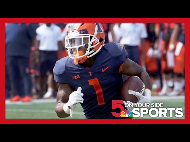Illinois' Isaiah Williams hoping to hear his name called at NFL Draft.
