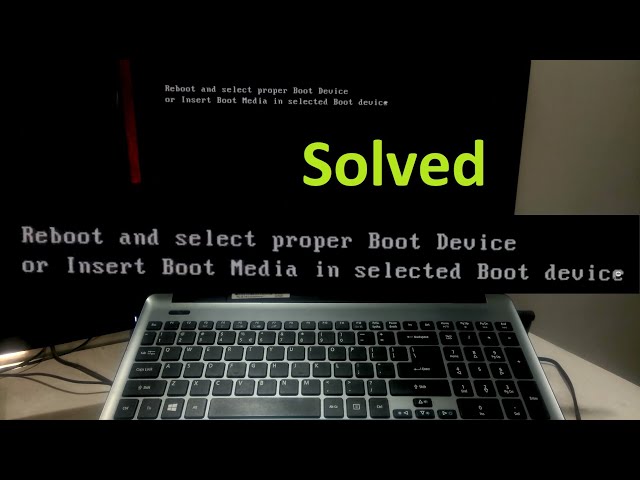 How to Fix Reboot and Select Proper Boot Device Problem in Windows 11